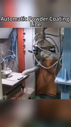 Automatic Powder Coating Line for Flat Metal Parts in Batch