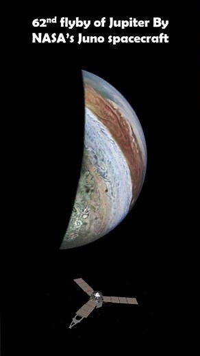 62nd flyby of Jupiter By NASA’s Juno spacecraft