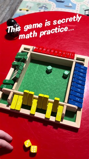 Was supposed to be just a game… turns out it’s secretly math practice 😂 #mathforkids #playbasedlearning #homeschool #momlife #earlylearning