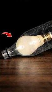 Genius idea using plastic bottle and an old light bulb