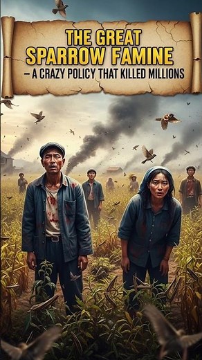The Deadly Sparrow: How One Tiny Bird Sparked a Famine Killing Millions #shorts
