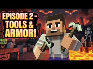 RLCraft Episode 2 – Exploring & Crafting Tools + Armor | Minecraft Survival Modpack Adventure