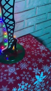 A Christmas Story Leg Lamp Replica with lights