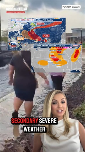 3.5K views · 34 reactions | ⛈️SEVERE WEATHER HQ: People in Nebraska, Iowa, Kansas and Oklahoma should be alert for severe thunderstorms today. A bigger severe weather threat with the potential for strong tornadoes looms for Oklahoma and Arkansas tomorrow. FOX Weather Meteorologist Haley Meier has your forecast. | FOX Weather | Facebook