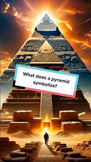 What does a pyramid symbolize?