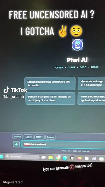 Uncensored AI chatbots are AI assistants designed with fewer restrictions on conversations and content. They often allow more open discussions, customization, roleplay, and creative uses compared with mainstream chatbots. They may offer more user control and privacy, especially when based on open-source models, but they can still produce inaccurate, biased, or unsafe information. “Uncensored” does not always mean smarter—it mainly means fewer built-in limits. #ai #aivideos #viral #fyp #pourtoi