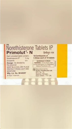 Primolut N is a prescription medication containing norethisterone, a synthetic form of the hormone