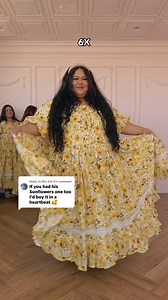 28K views · 319 reactions | You asked, we delivered  A yellow dress inspired by Van Gogh’s iconic sunflower paintings — now available in every size (XXS-6X) #yellowdress #sizeinclusive #jessakae | JessaKae | Facebook