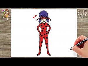How to Draw Miraculous Ladybug step by step | Miraculous Ladybug Drawing Easy