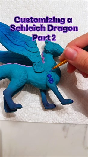 Customizing a Schleich Dragon Part 2/3