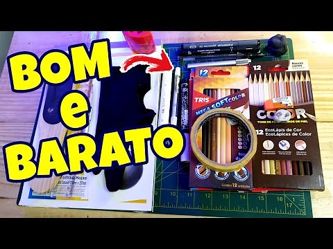 Materiais de desenho BONS e BARATOS para iniciantes 2023