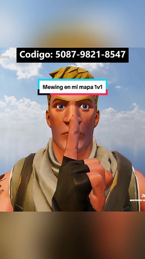 Mapa Creativo Fortnite: Mewing en mi Mapa 1v1