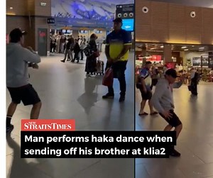 #NSTviral When sending off his brother at the airport, a man shows his brotherly spirit by performing the traditional and symbolic Maori dance, the Haka Full story at New Straits Times #bond #haka #safetravels | NST Online