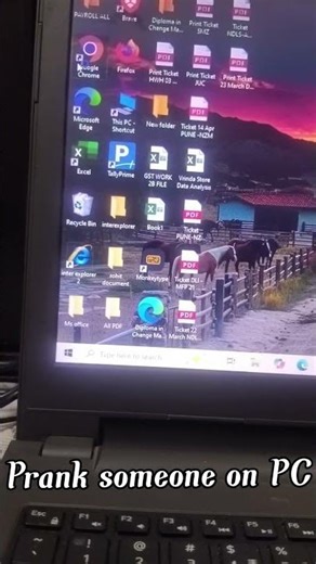 Unique and Fun prank for PC 😉 #computer #shortvideo