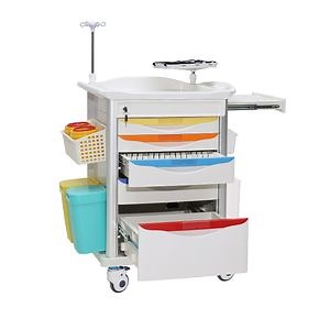 [Hot Item] Hospital Crash Cart ABS Medical Emergency Cart