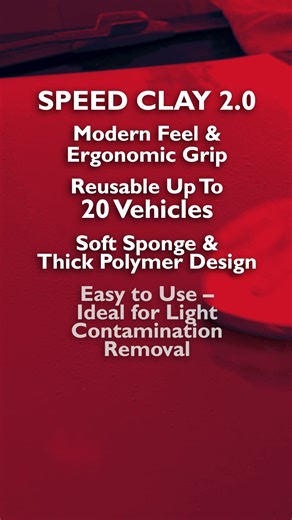 Ever wonder what the 𝗺𝗮𝗶𝗻 𝗱𝗶𝗳𝗳𝗲𝗿𝗲𝗻𝗰𝗲𝘀 are between 𝘁𝗿𝗮𝗱𝗶𝘁𝗶𝗼𝗻𝗮𝗹 𝗰𝗹𝗮𝘆 & the 𝗦𝗽𝗲𝗲𝗱 𝗖𝗹𝗮𝘆 𝟮.𝟬? Both have their strengths, here are some of the key differences between the two: 𝗦𝗽𝗲𝗲𝗱 𝗖𝗹𝗮𝘆 𝟮.𝟬: ✅ Modern Feel & Ergonomic Grip ✅ Reusable Up To 20 Vehicles ✅ Soft Sponge & Thick Polymer Design ✅ Accidentally Drop? Just Rinse Off & Good to Go ✅ Easy to Use – Ideal for Light Contamination Removal 𝗧𝗿𝗮𝗱𝗶𝘁𝗶𝗼𝗻𝗮𝗹 𝗖𝗹𝗮𝘆: ✅ Traditional Feel & Legacy P
