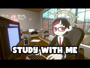 8-HOUR STUDY WITH ME | Office, Hyper Efficient, Focus Music, Keyboard Typing ASMR