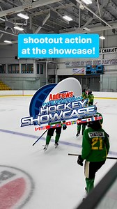 Little shootout action at the showcase! | Andrews Hockey Growth Programs