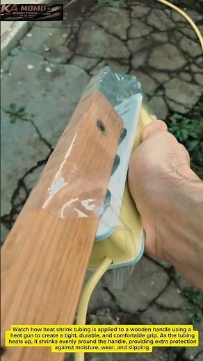 Amazing Heat Shrink Wrap Hack for a Perfect Wooden Handle! 🔥
