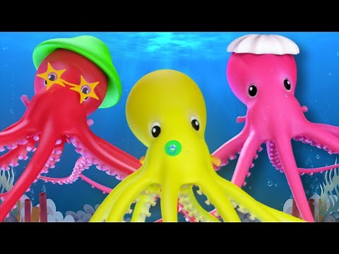 Octopus Finger Family | 3D Nursery Rhymes For Kids | Songs For Children | kids tv cartoons