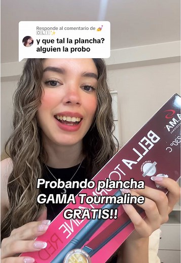 Probando Plancha Gama Tourmaline Gratis - Opinión sincera