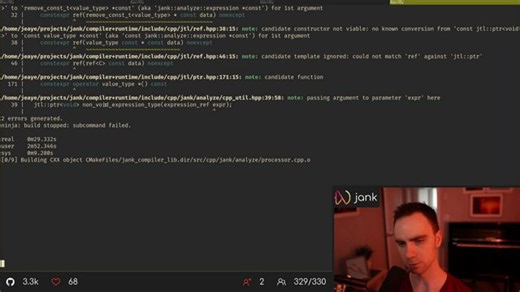 Compiler development (C , LLVM, Clojure)
