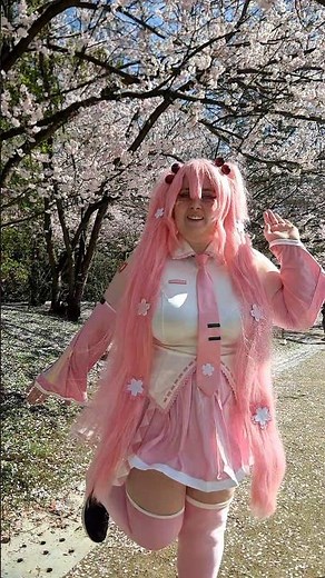 Pay attention to Miku ! Sakura Miku Cosplay 🌸