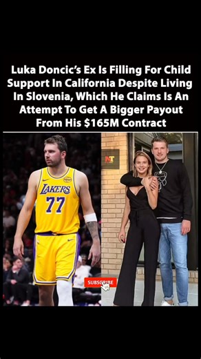 Luca Doncic's ex is filling for Child suport in calfornia #shorts