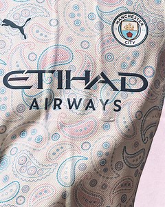 31K views · 348 reactions | Patterns of Paisley, shades of the City  . The 20/21 Manchester City x PUMA Third Kit is here | PUMA Football | Facebook