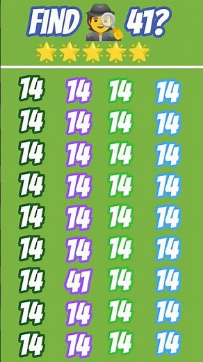 Find the number of 41?