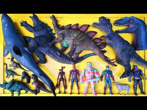 Dinosaurus Jurassic World Dominion: T-rex/ Brachiosaurus/ Skibidi/ Spider-Man/ KingKong/ KingGidorah