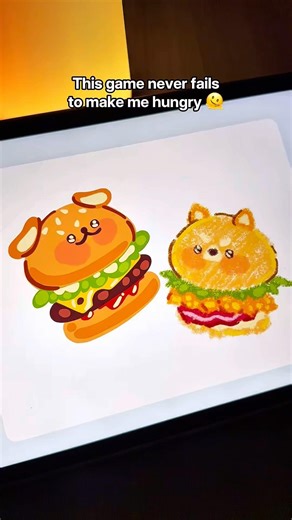 ArtWorkout 🍔 #art #drawing #ipad #app #fyp