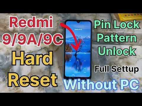 Redmi 9/9A/9C Hard Reset | How to Factory Reset/Pattern Unlock.