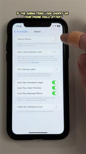 iOS 18 Stuttering? Turn ON Reduce Motion (Smoother iPhone)
