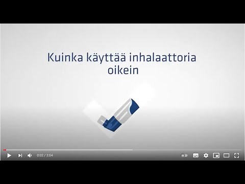 Kuinka käyttää inhalaattoria oikein