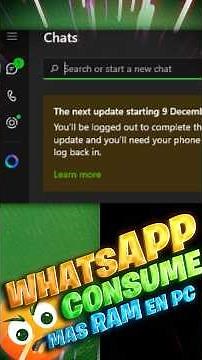 WARNING! WhatsApp CONSUMES MORE RAM on Windows 11