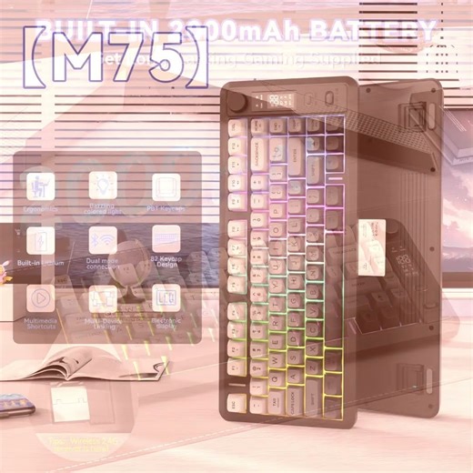 ZIYOU LANG M75 Wireless Gaming Keyboard
