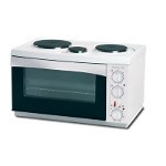 Gruppe I-28TTFL Ηλεκτρικό Φουρνάκι 50lt Χωρίς Εστίες με Αέρα Κόκκινο