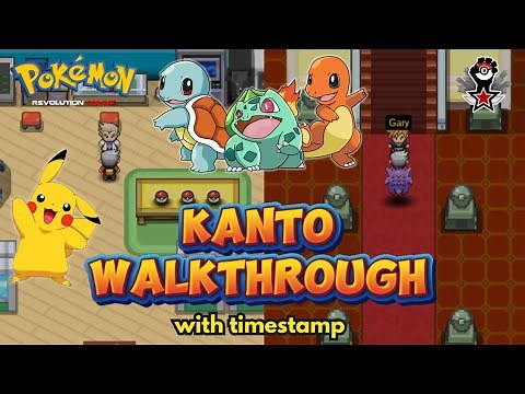 Pokemon Revolution Online: Kanto Walkthrough - Road to Kanto League Champion (Full Guide)