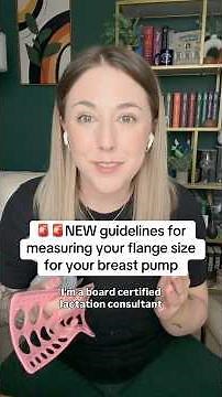 How to measure your flange size for your breast pump #breastfeedingtips #flanges #breastpump