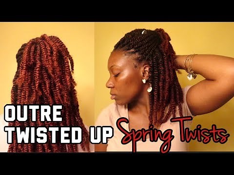 **NEW** Outre X-Pression Twisted Up Crochet Springy Afro Twists