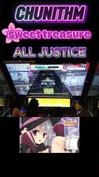 【CHUNITHM】sweet treasure 難易度 EXPERT ALL JUSTICE [サノバウィッチ] 綾地寧々 キャラクターソング #chunithm #サノバウィッチ
