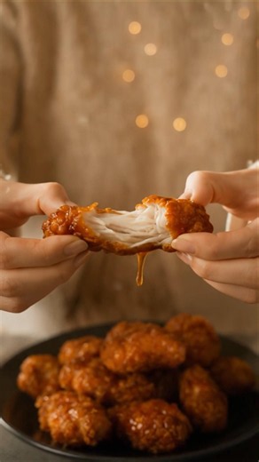 겉바속촉의 정석! 고메 소바바치킨 소이허니 먹방