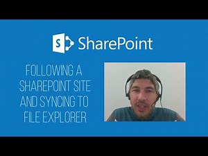 Following a SharePoint Site and Syncing to File Explorer