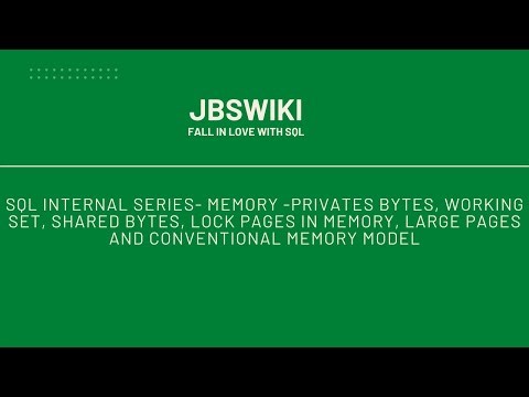 SQL Internal Series- Memory -Privates Bytes, Working Set and Shared Bytes #jbswiki #sqlinternals
