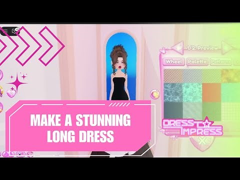 How to Make a Stunning Long Dress in Dress to Impress! (Step-by-Step Tutorial)