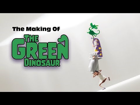 Behind The Scenes Of The Green Dinosaur Animation!