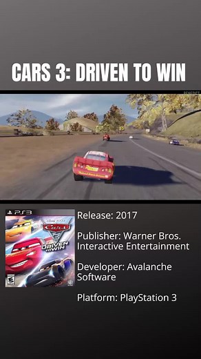 Cars 3: Driven to Win - Exciting PS3 Racing Game