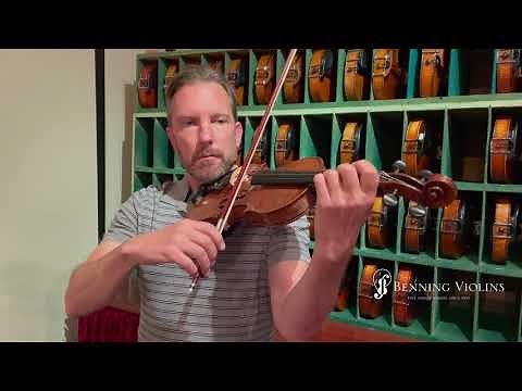 Fine Violin Crafted by Czech Violinmaker John Juzek in 1938