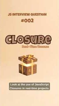 JavaScript Closures Explained with Real Project Example